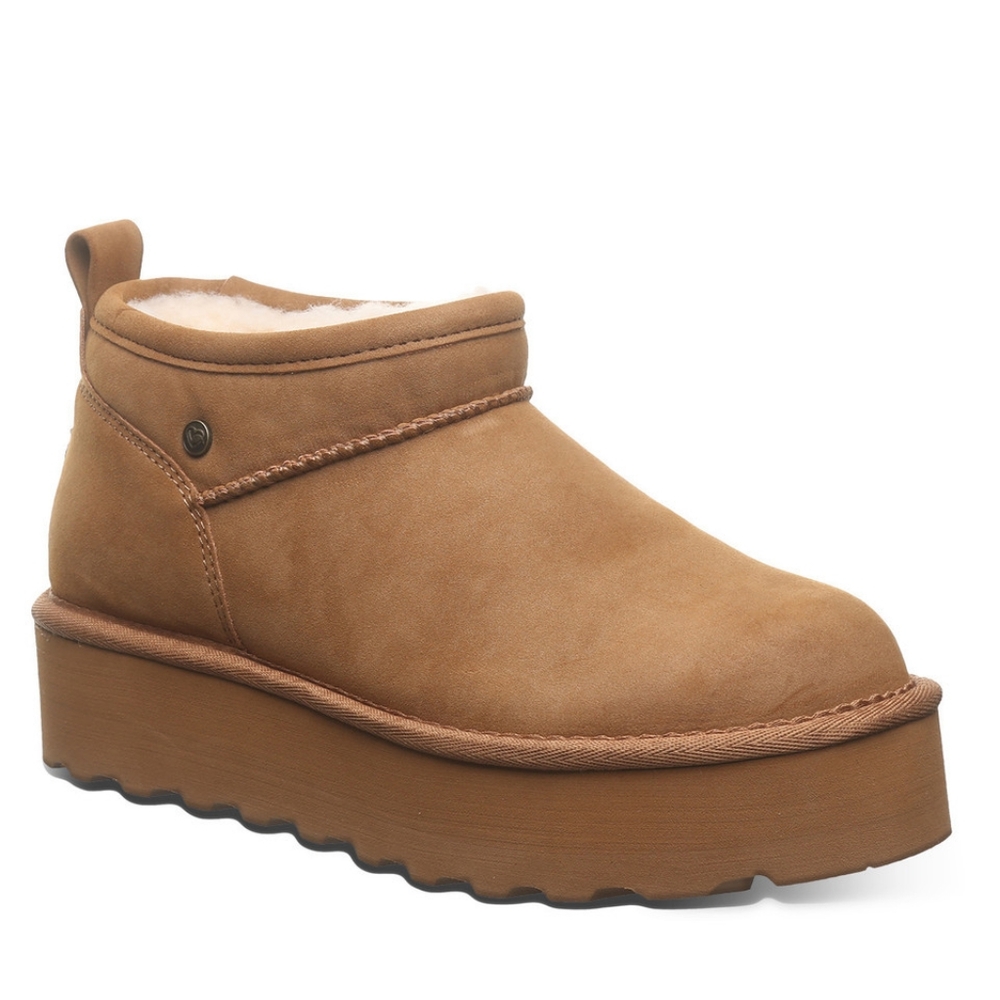Bearpaw retro super vegan shorty in hickory size 8